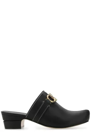 Salvatore Ferragamo Phobos Gancini Mules