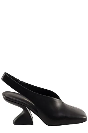 Salvatore Ferragamo Slingback F-Heel Pumps