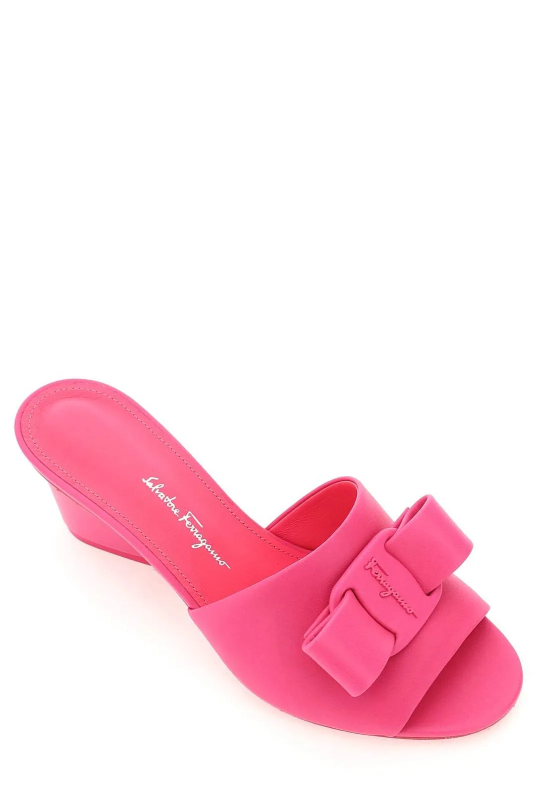 Salvatore Ferragamo Viva Bow Detailed Sandals