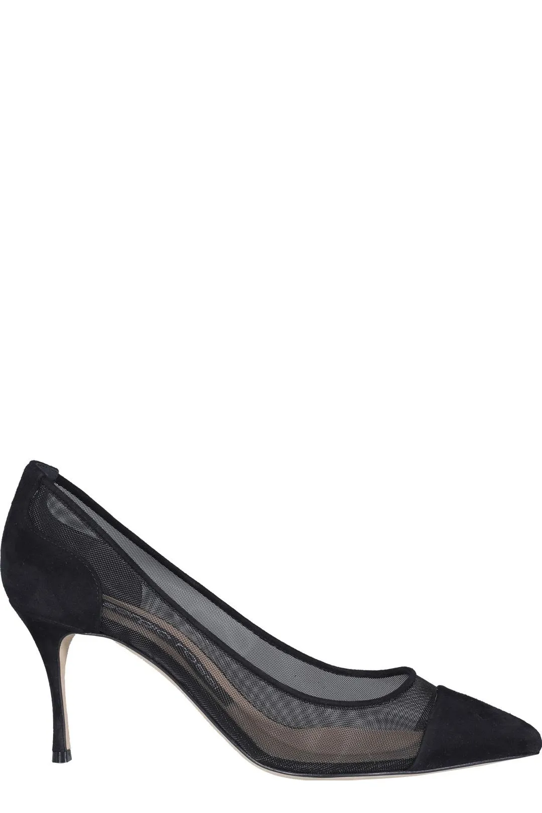 Sergio Rossi Mesh Pointed Toe Pumps