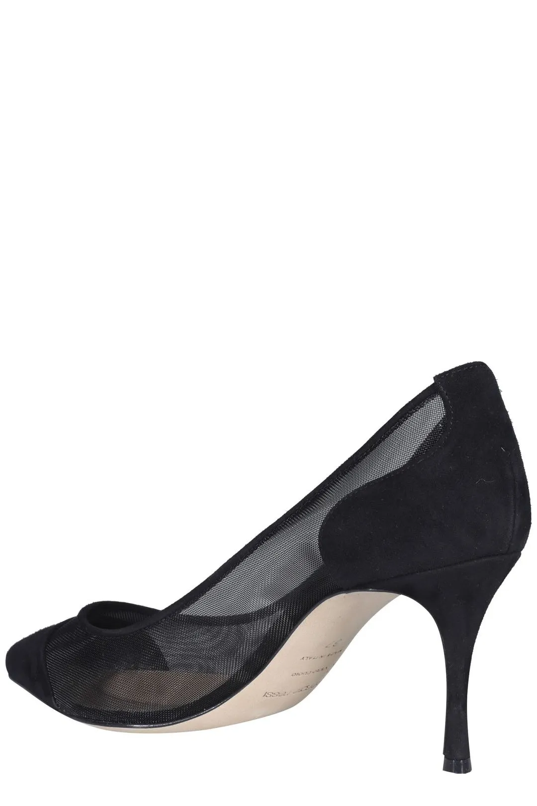 Sergio Rossi Mesh Pointed Toe Pumps