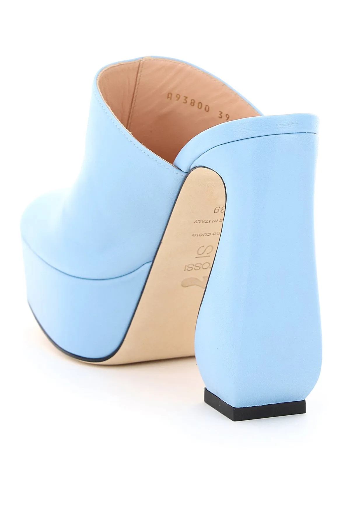 Sergio Rossi Platform Block-Heel Mules