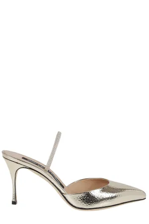 Sergio Rossi Slingback Pointed Toe Pumps