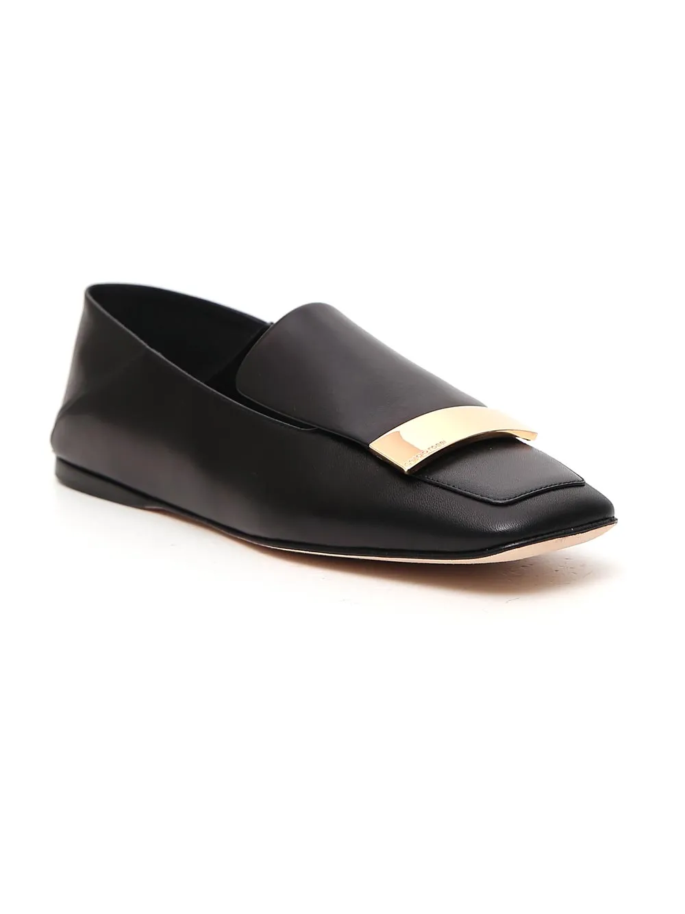 Sergio Rossi SR1 Logo Flat Loafers