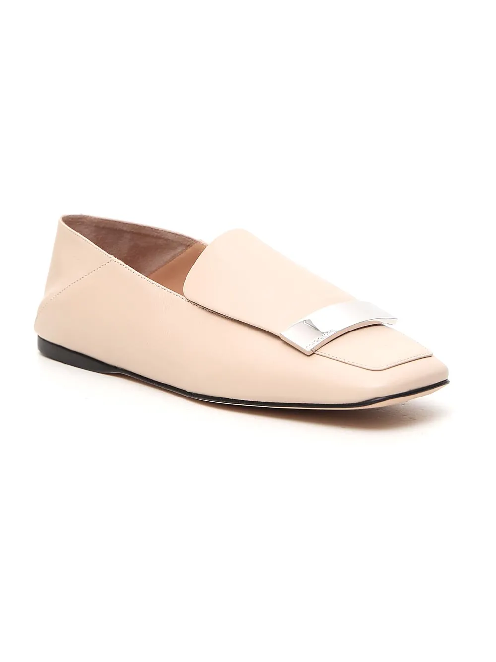 Sergio Rossi SR1 Logo-Plaque Loafers