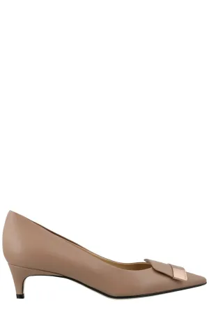 Sergio Rossi SR1 Pointed Toe Pumps