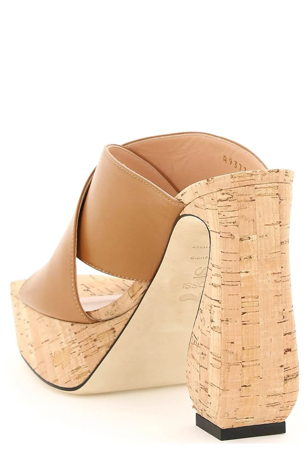 Si Rossi Cork Platform Slip-On Sandals