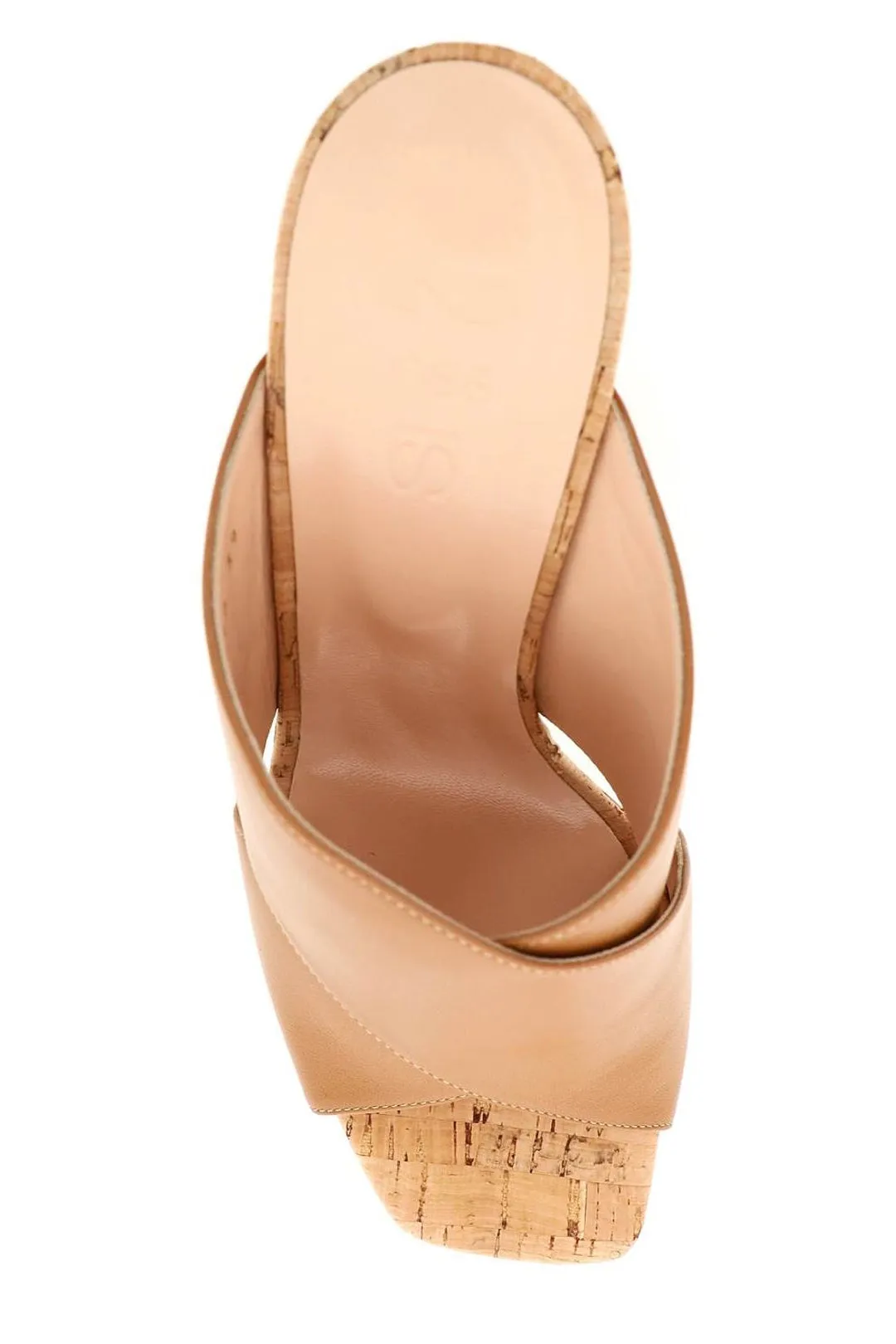 Si Rossi Cork Platform Slip-On Sandals
