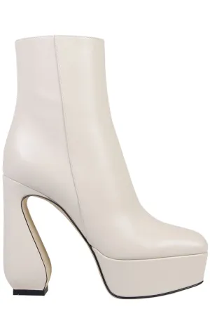 Si Rossi Heeled Zip-Up Ankle Boots