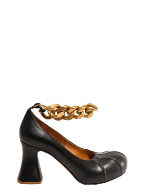 Stella McCartney Chunky Chain Detailed Pumps