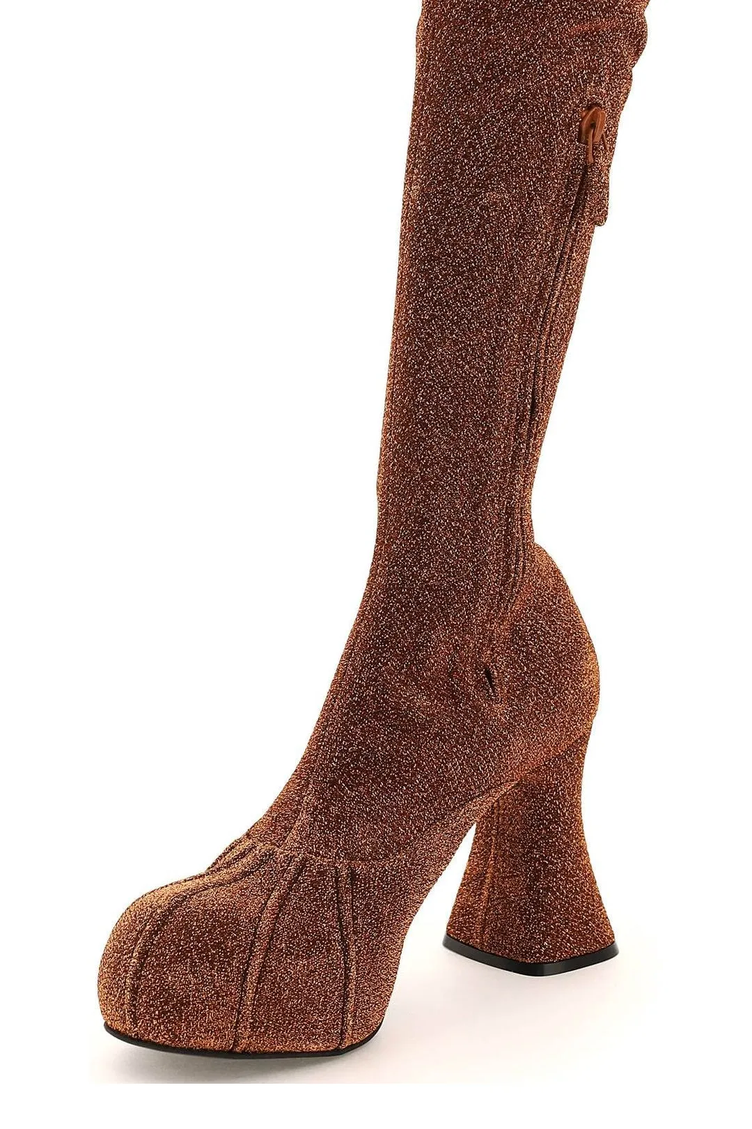 Stella McCartney Duck City Glitter Over-The-Knee Boots