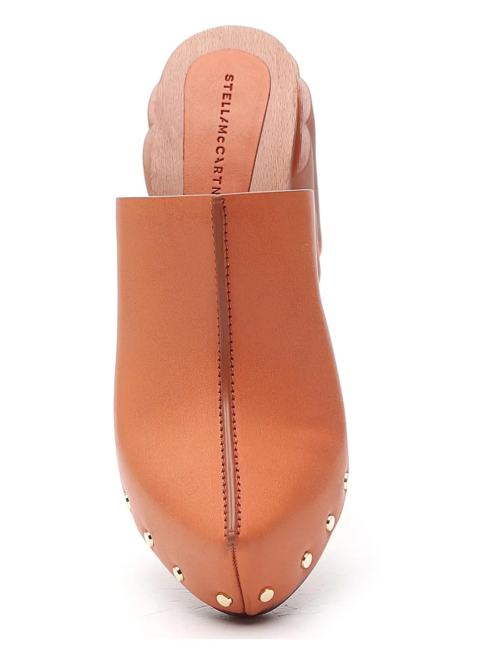 Stella McCartney Studded Block-Heel Mules