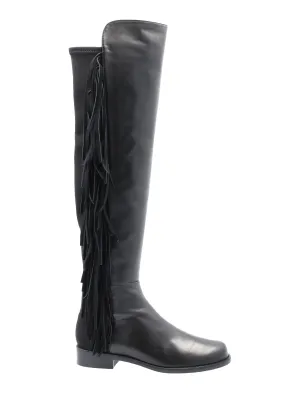 Stuart Weitzman Fringe-Detail Knee-High Boots