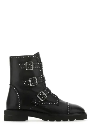 Stuart Weitzman Jesse Lift Studded Ankle Boots