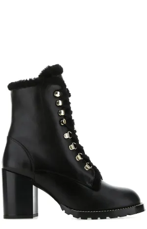 Stuart Weitzman Kolbie Lace-Up Ankle Boots