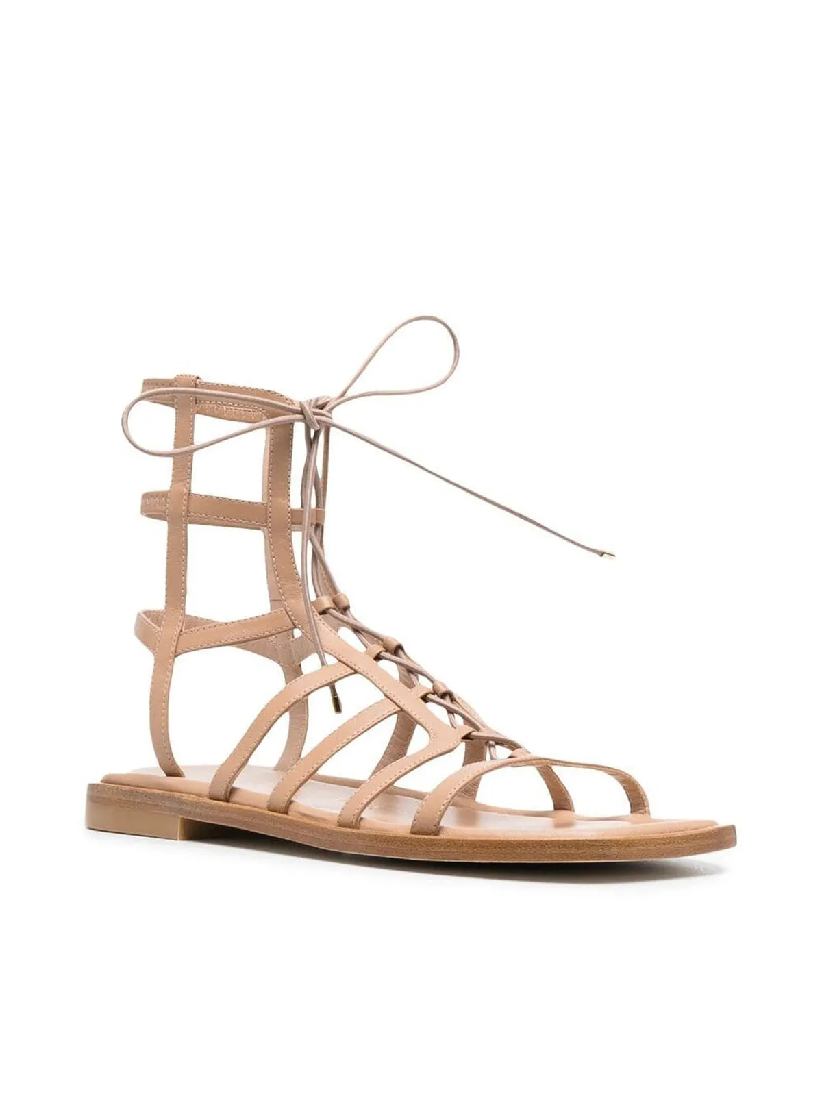 Stuart Weitzman Kora Lace-Up Sandals