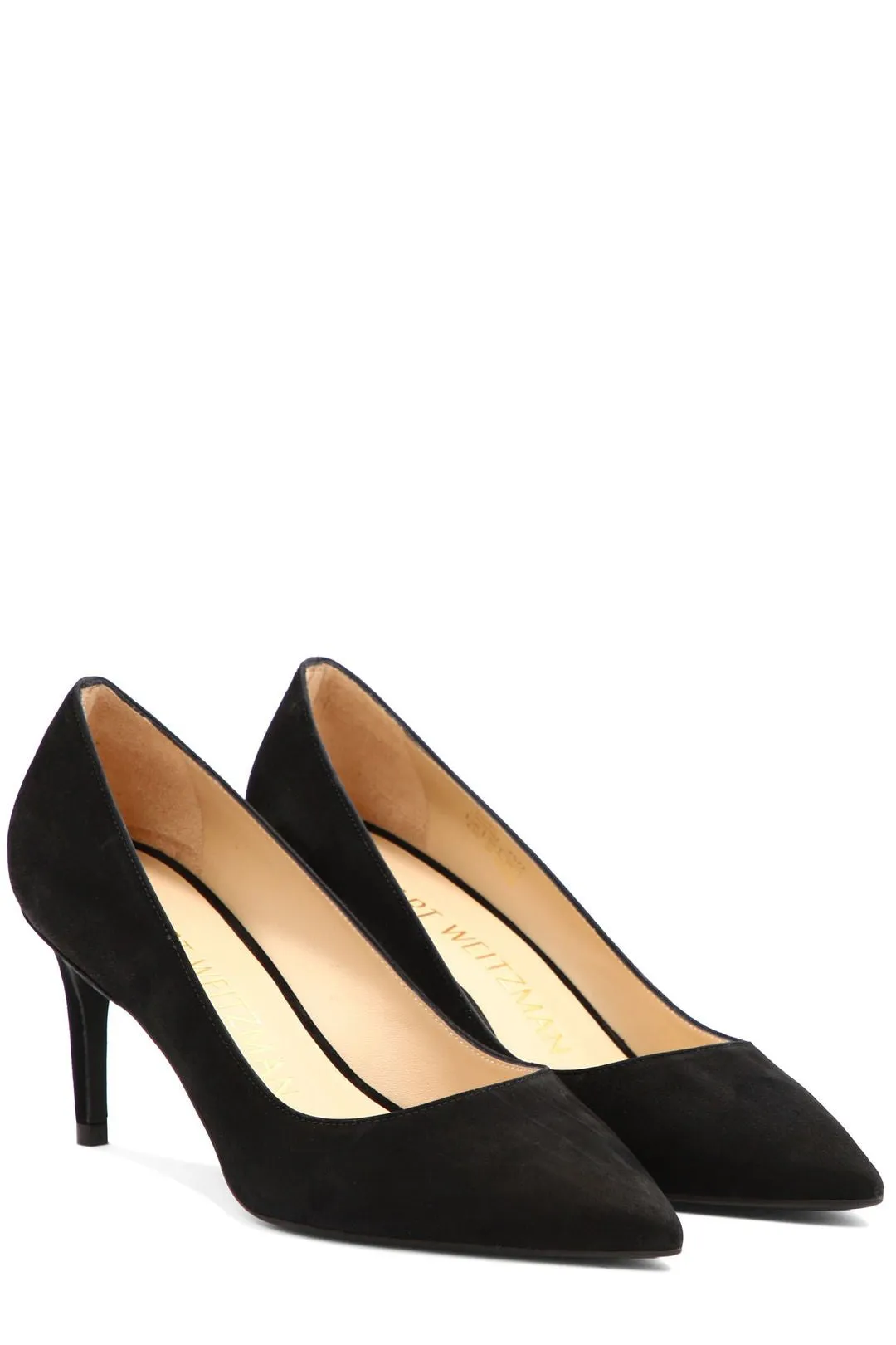 Stuart Weitzman Linsi Pointed Toe Slip-On Pumps