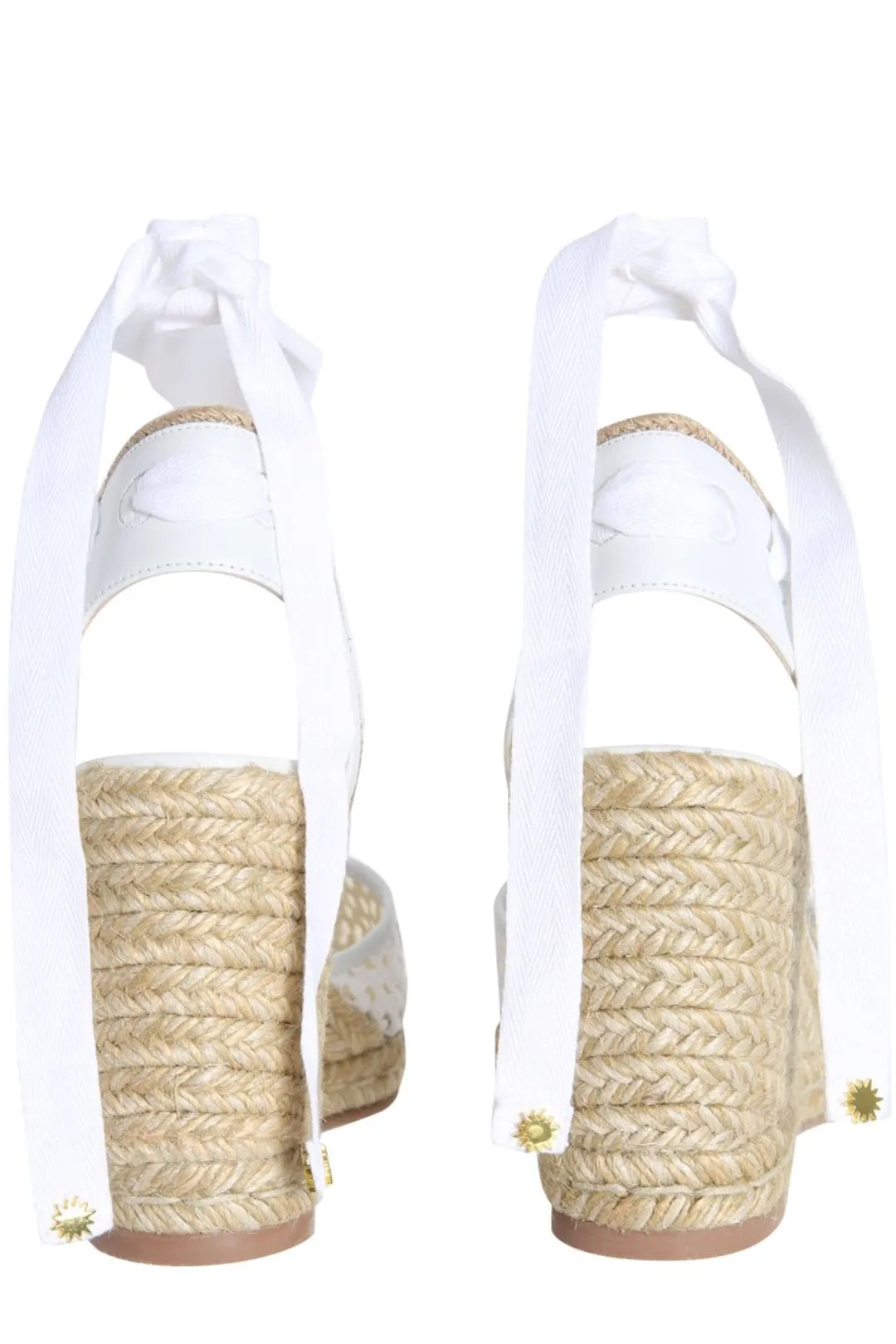 Stuart Weitzman Marguerita Mesh Detailed Espadrilles