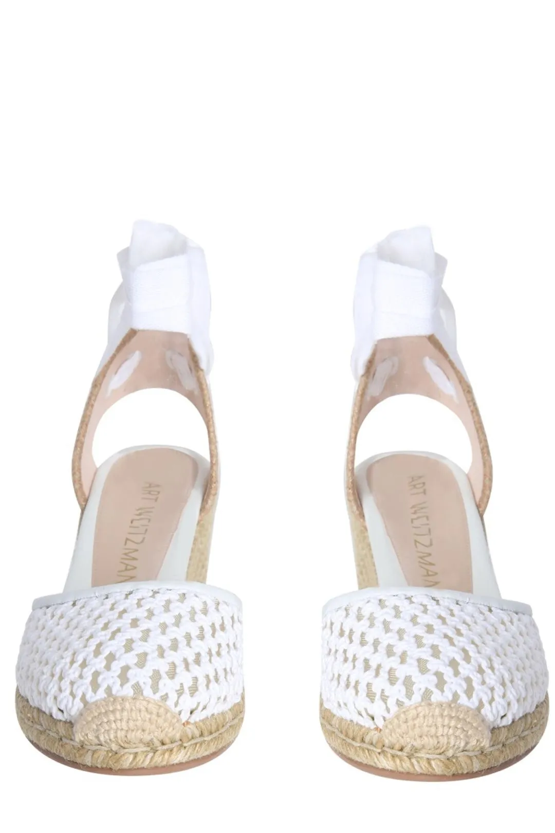 Stuart Weitzman Marguerita Mesh Detailed Espadrilles