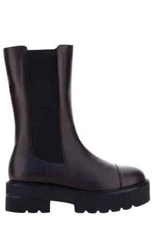 Stuart Weitzman Mid Block Heel Chelsea Boots