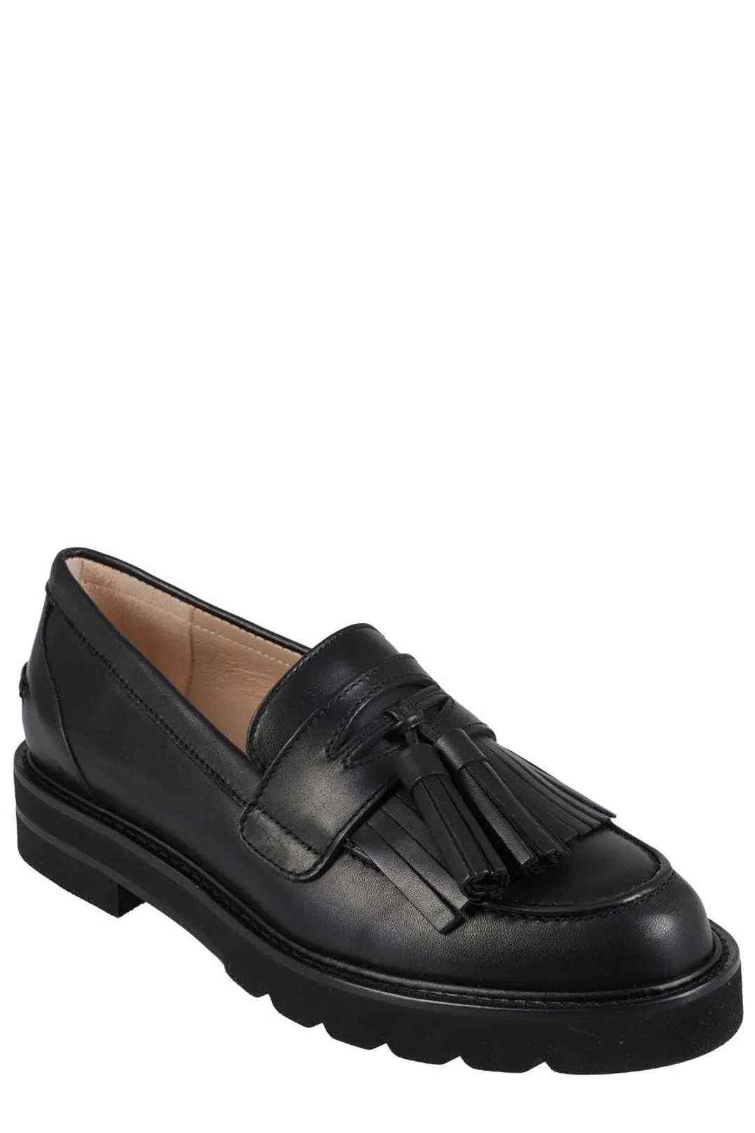 Stuart Weitzman Mila Fringed Detailed Loafers
