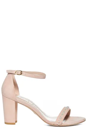 Stuart Weitzman Nearly Nude Demi Pearl Sandals