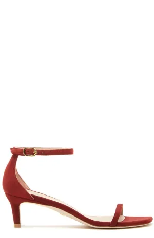 Stuart Weitzman Nudist Curve Ankle Strap Sandals