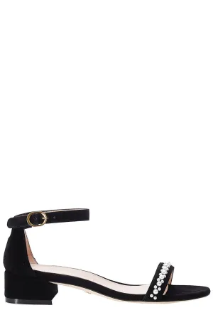 Stuart Weitzman Nudistjune Ankle-Strap Sandals