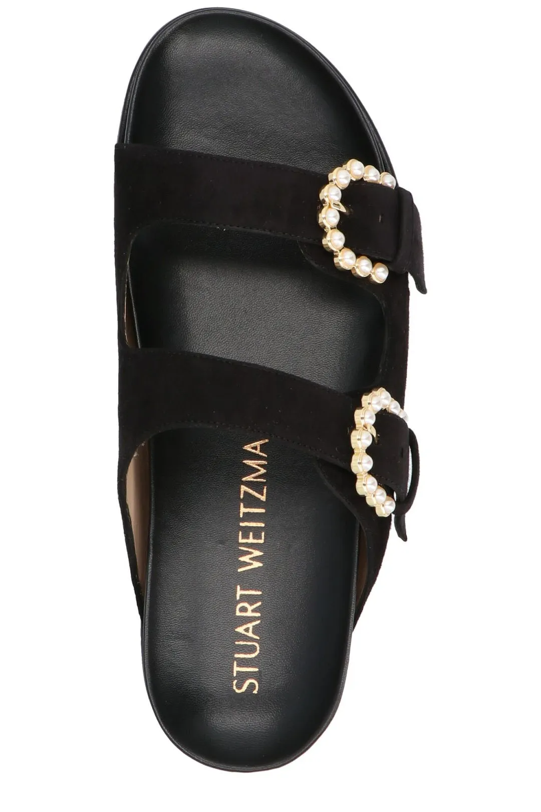 Stuart Weitzman Piper Double Stripe Sandals