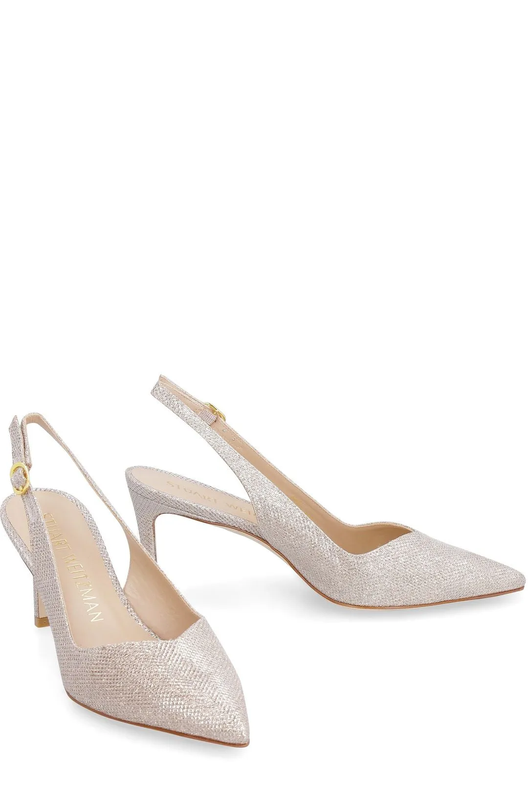 Stuart Weitzman Slingback Pointed-Toe Pumps