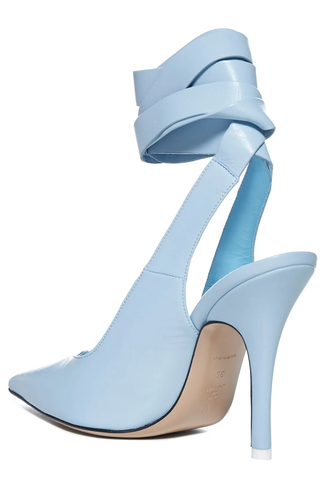 The Attico Venus Ribbon Slingback Pumps