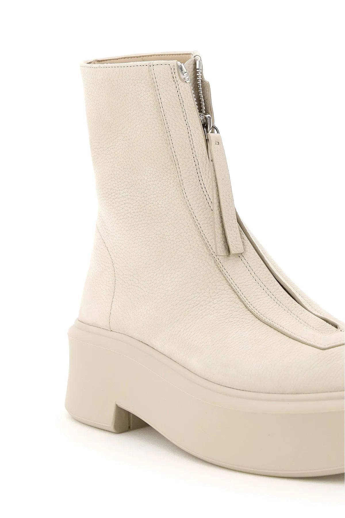 The Row Front-Zipped Ankle Boots
