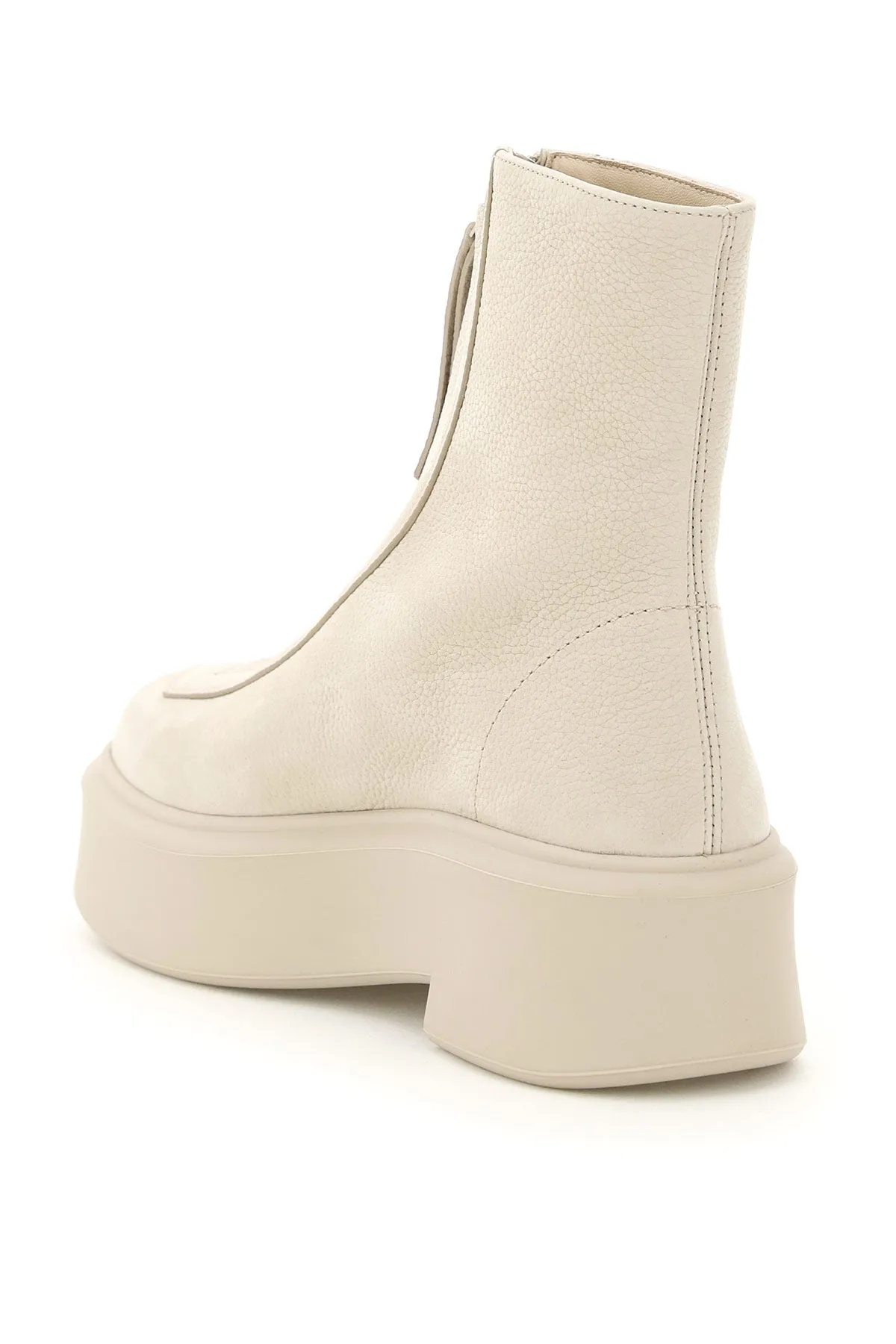The Row Front-Zipped Ankle Boots