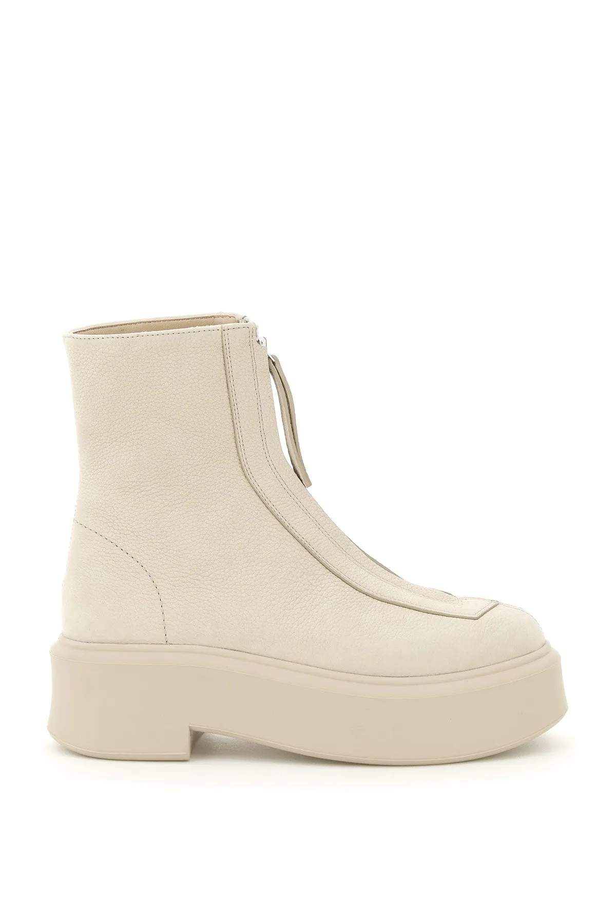 The Row Front-Zipped Ankle Boots