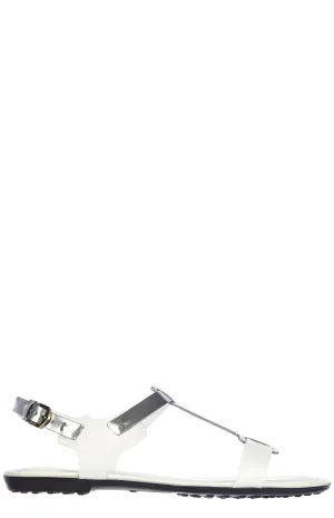 Tod's Ankle Strap Flat Sandals