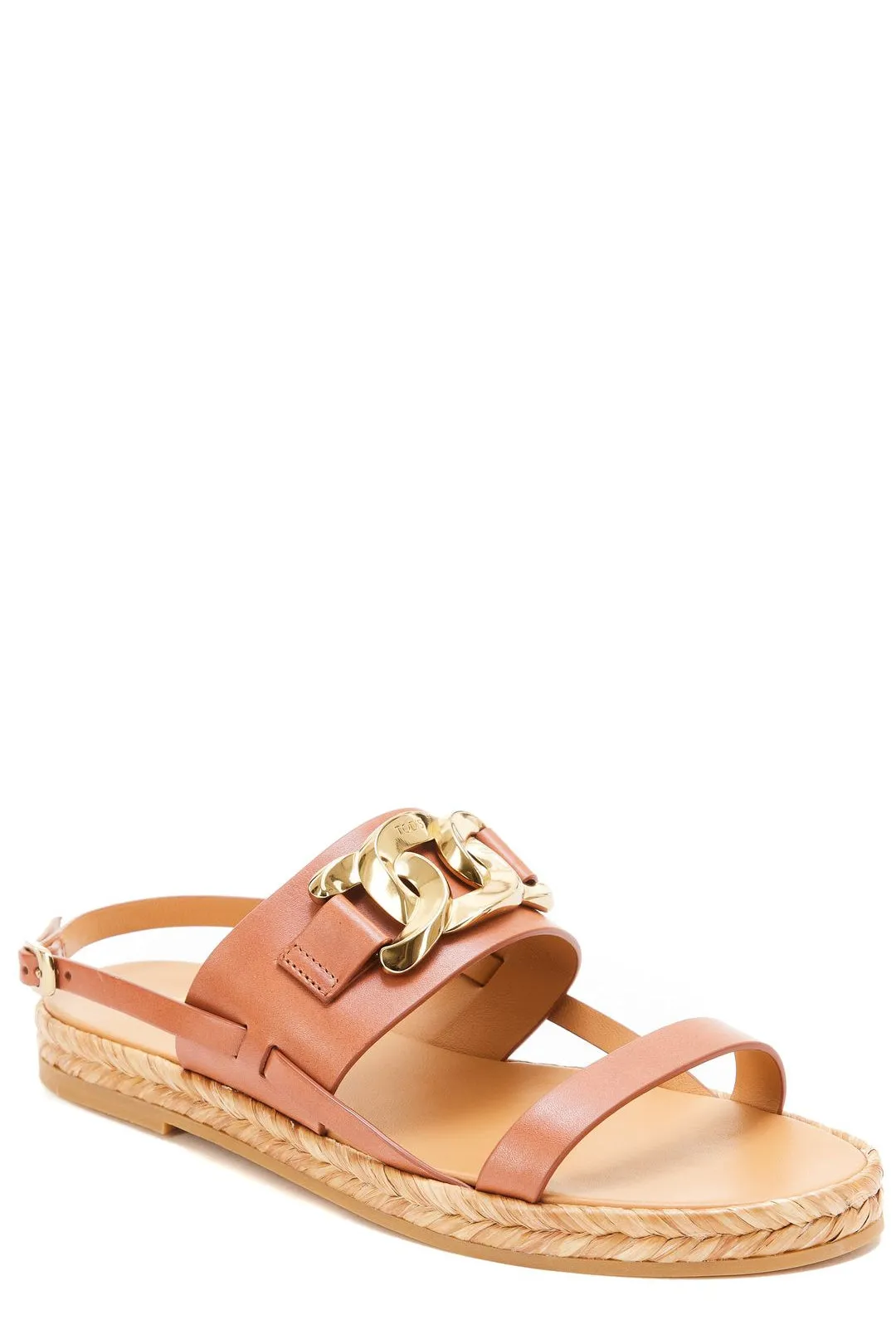 Tod's Chain Embellished Slingback Sandals