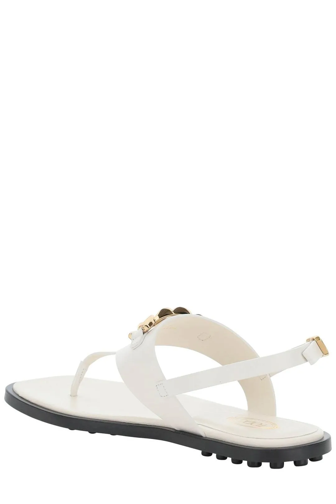 Tod's Chain Link Round Toe Sandals