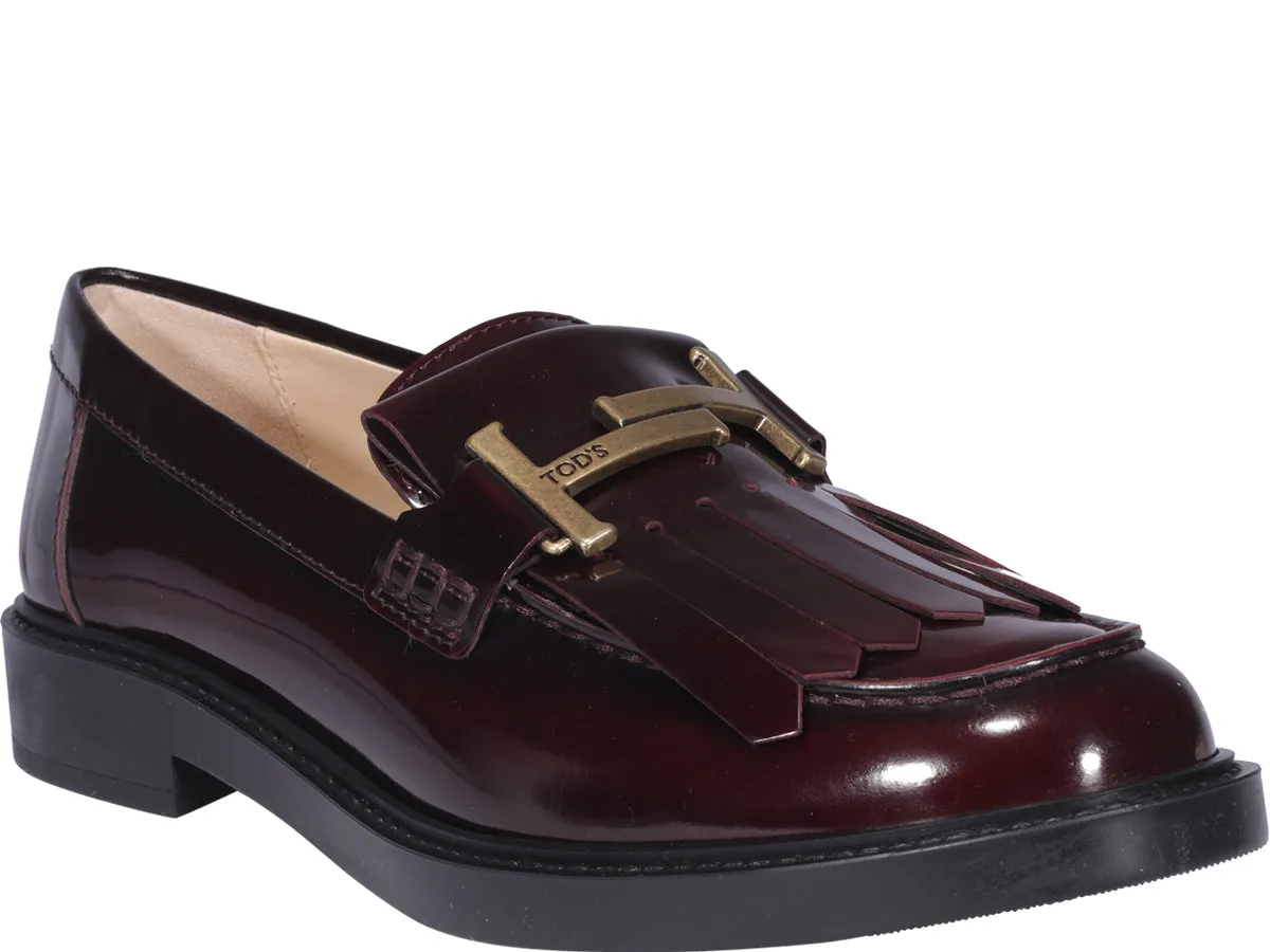 Tod's Double T Buckled Loafers