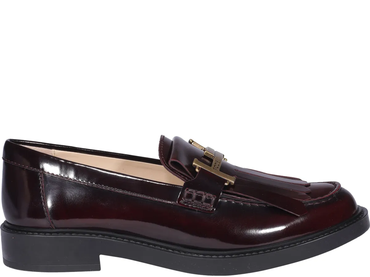 Tod's Double T Buckled Loafers