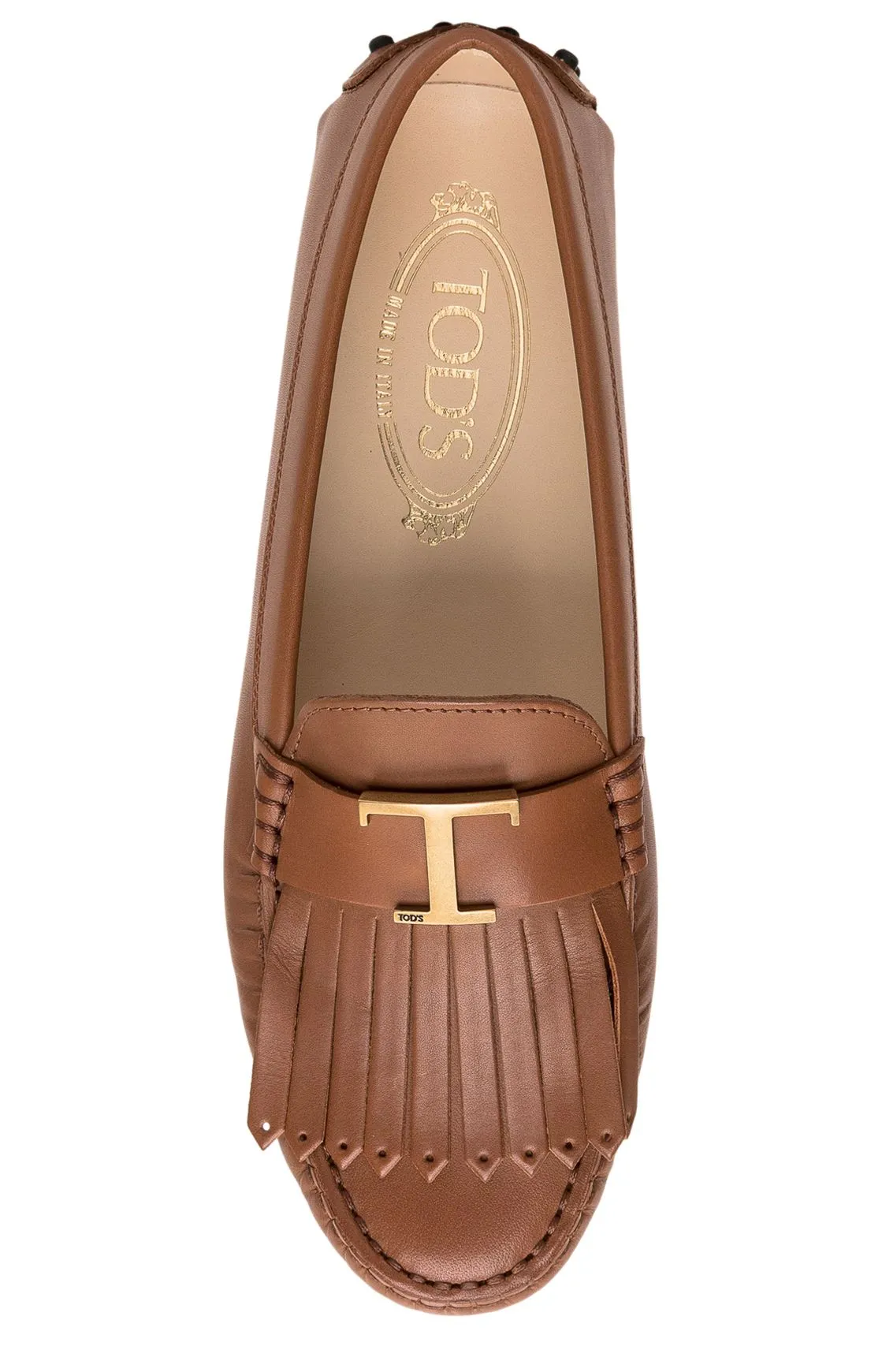 Tod's Gommino Logo Plaque Loafers