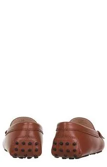 Tod's Gommino Logo Plaque Loafers