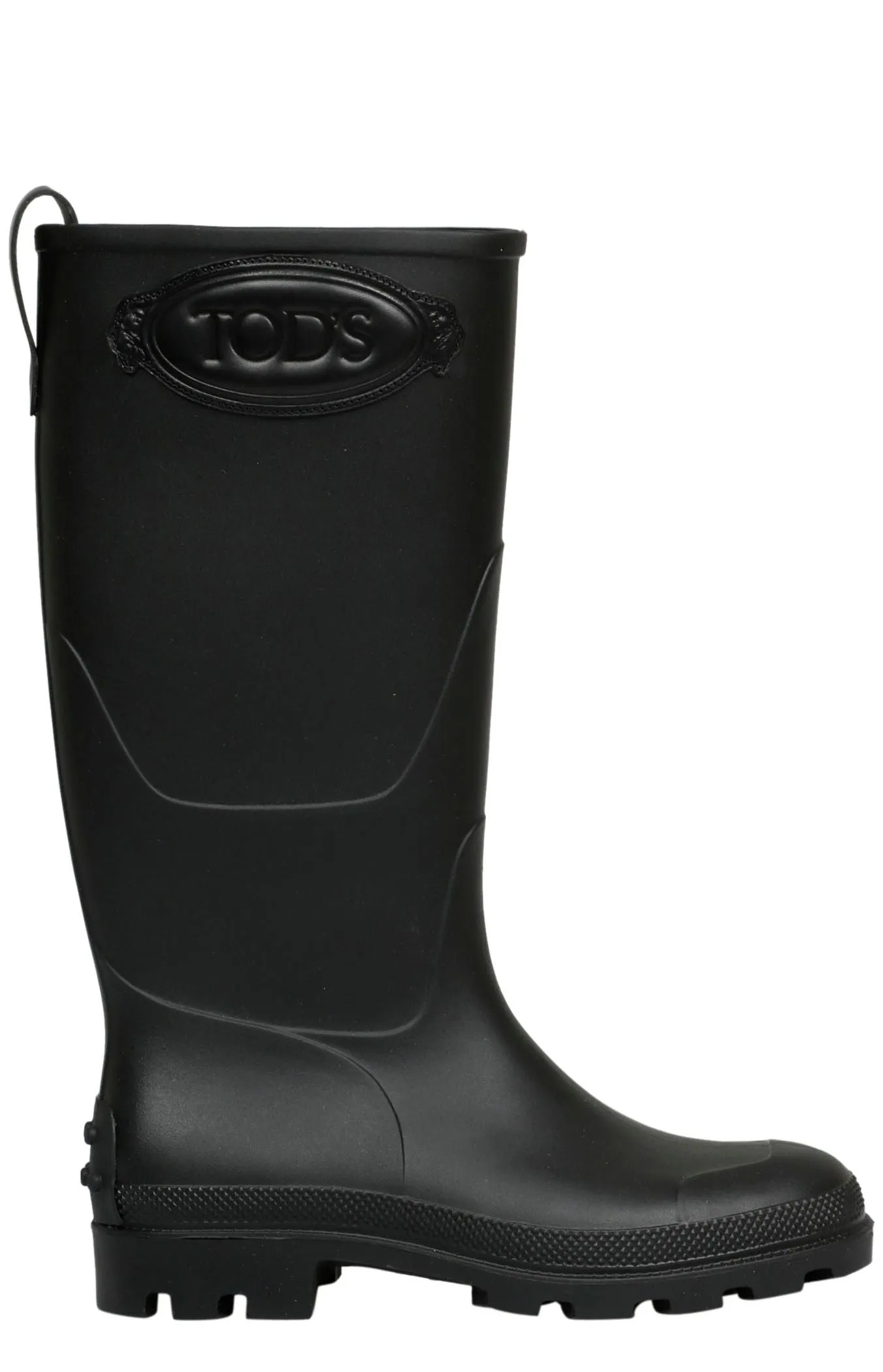 Tod's Logo Embossed Rain Boots