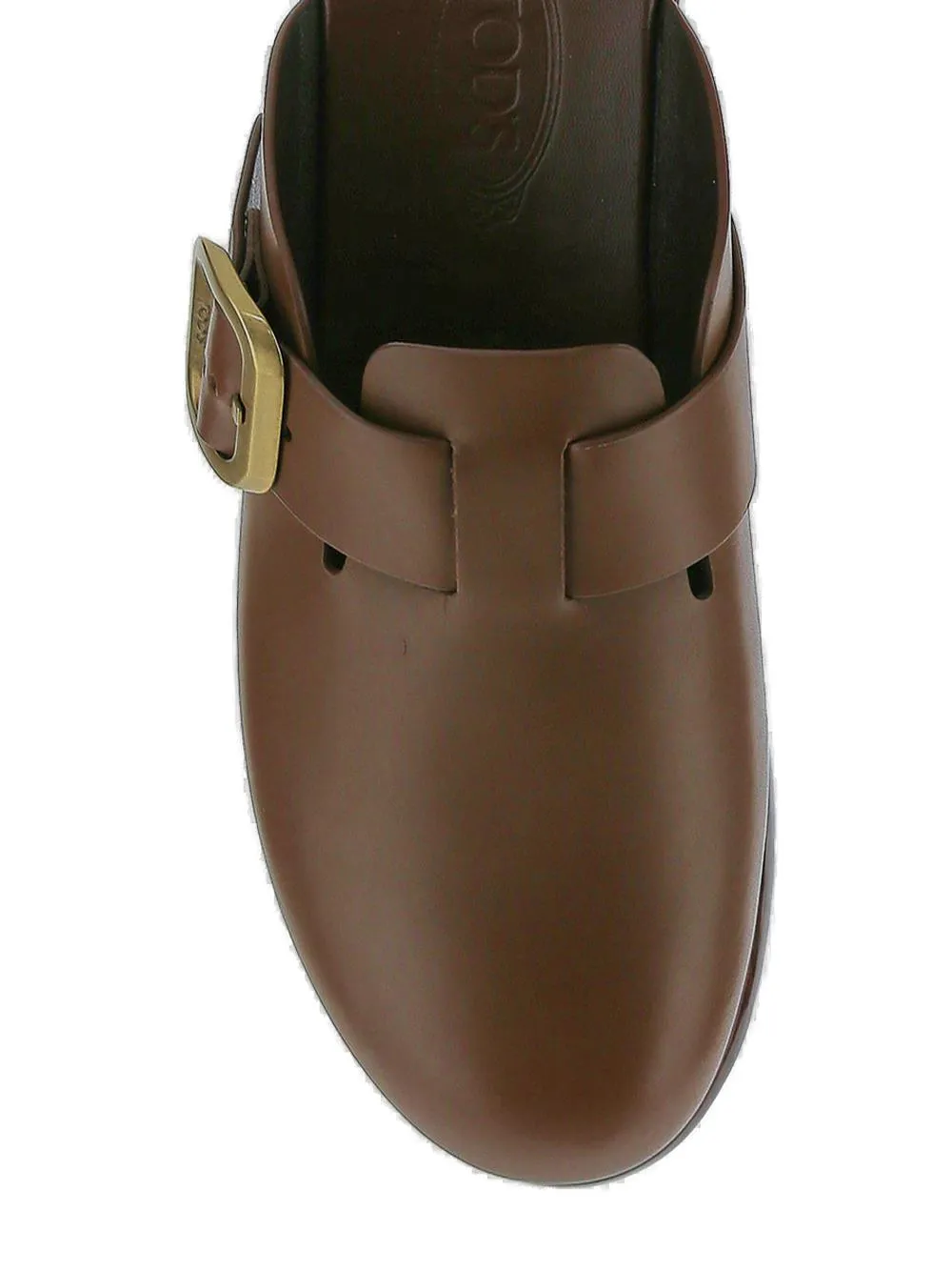 Tod's Logo Engraved Buckle Clogs