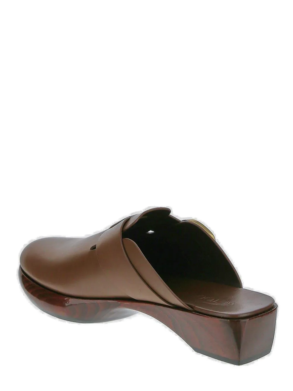 Tod's Logo Engraved Buckle Clogs