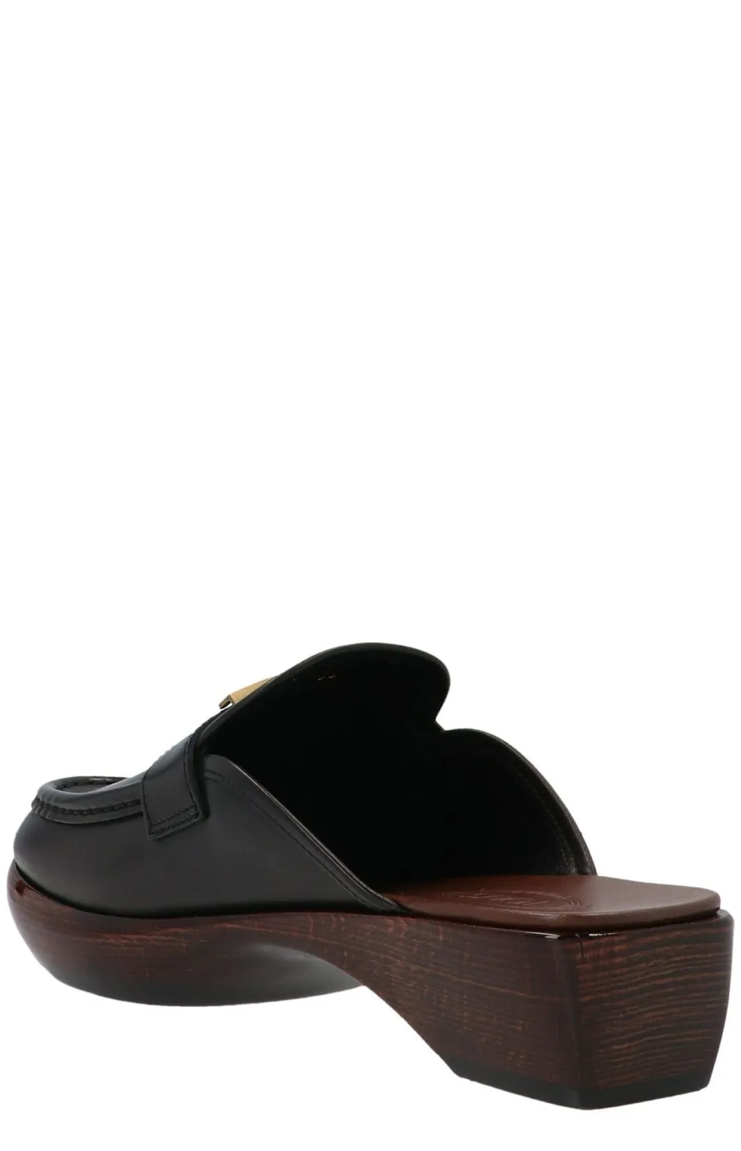 Tod's Timeless Logo Plaque Mules