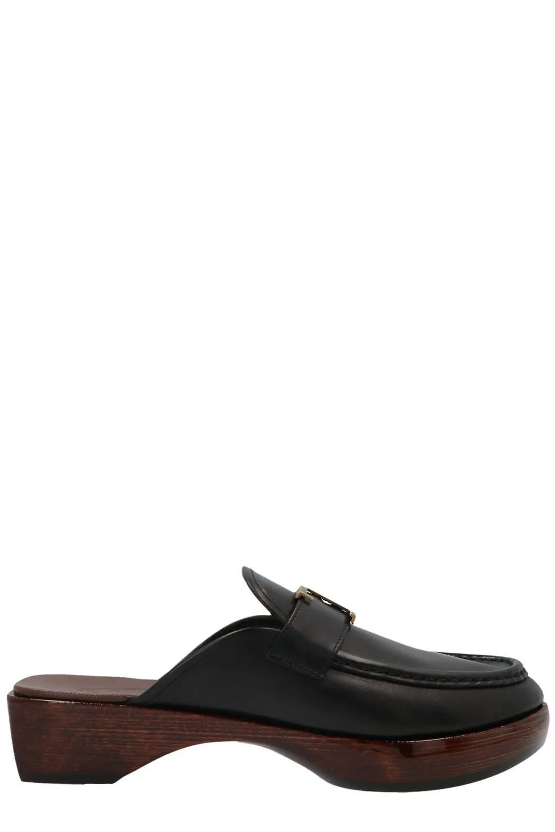 Tod's Timeless Logo Plaque Mules