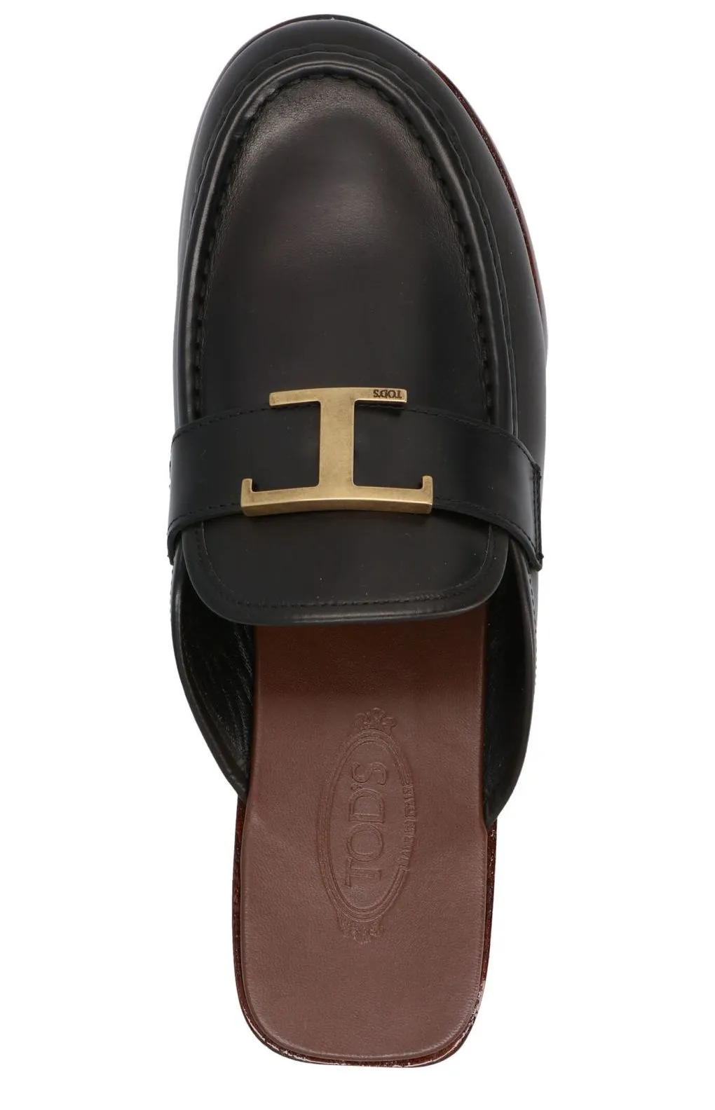 Tod's Timeless Logo Plaque Mules