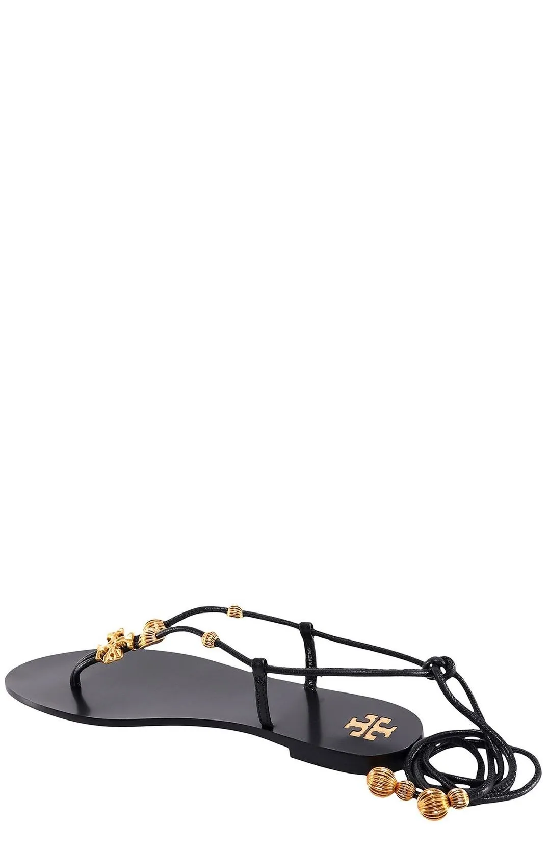 Tory Burch Capri Logo Plaque Sandals