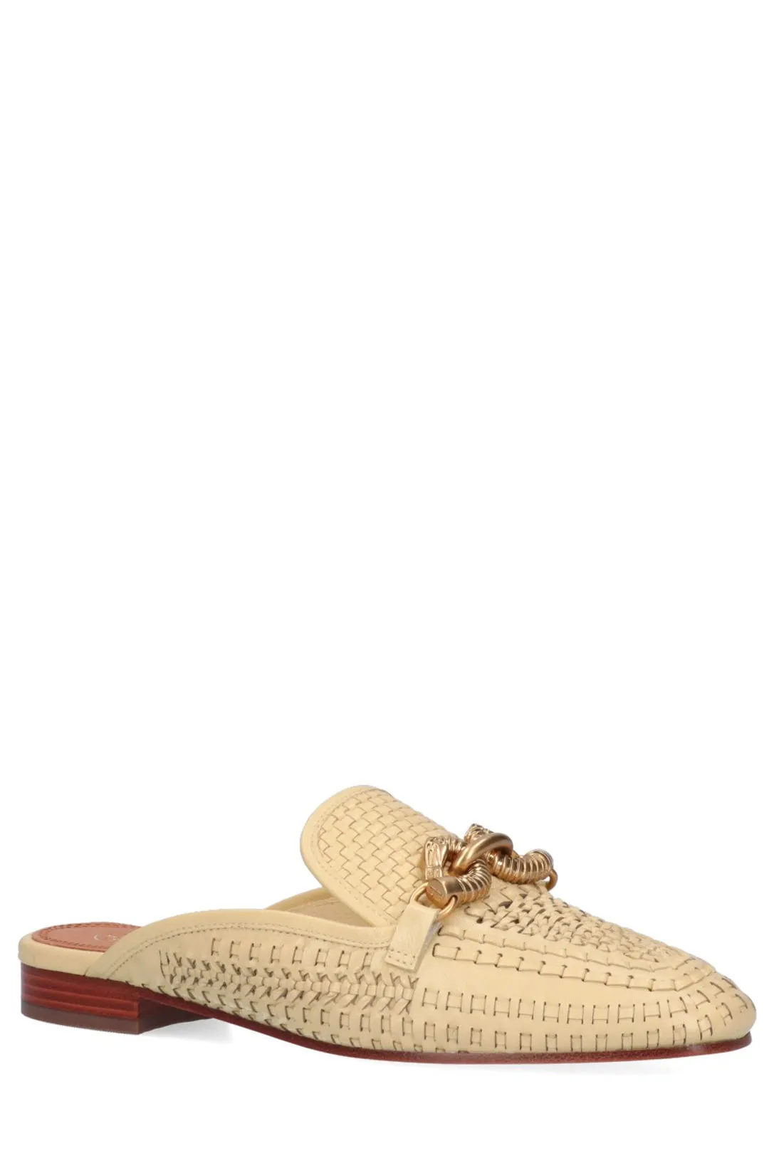Tory Burch Jessa Woven Pointed Toe Loafers