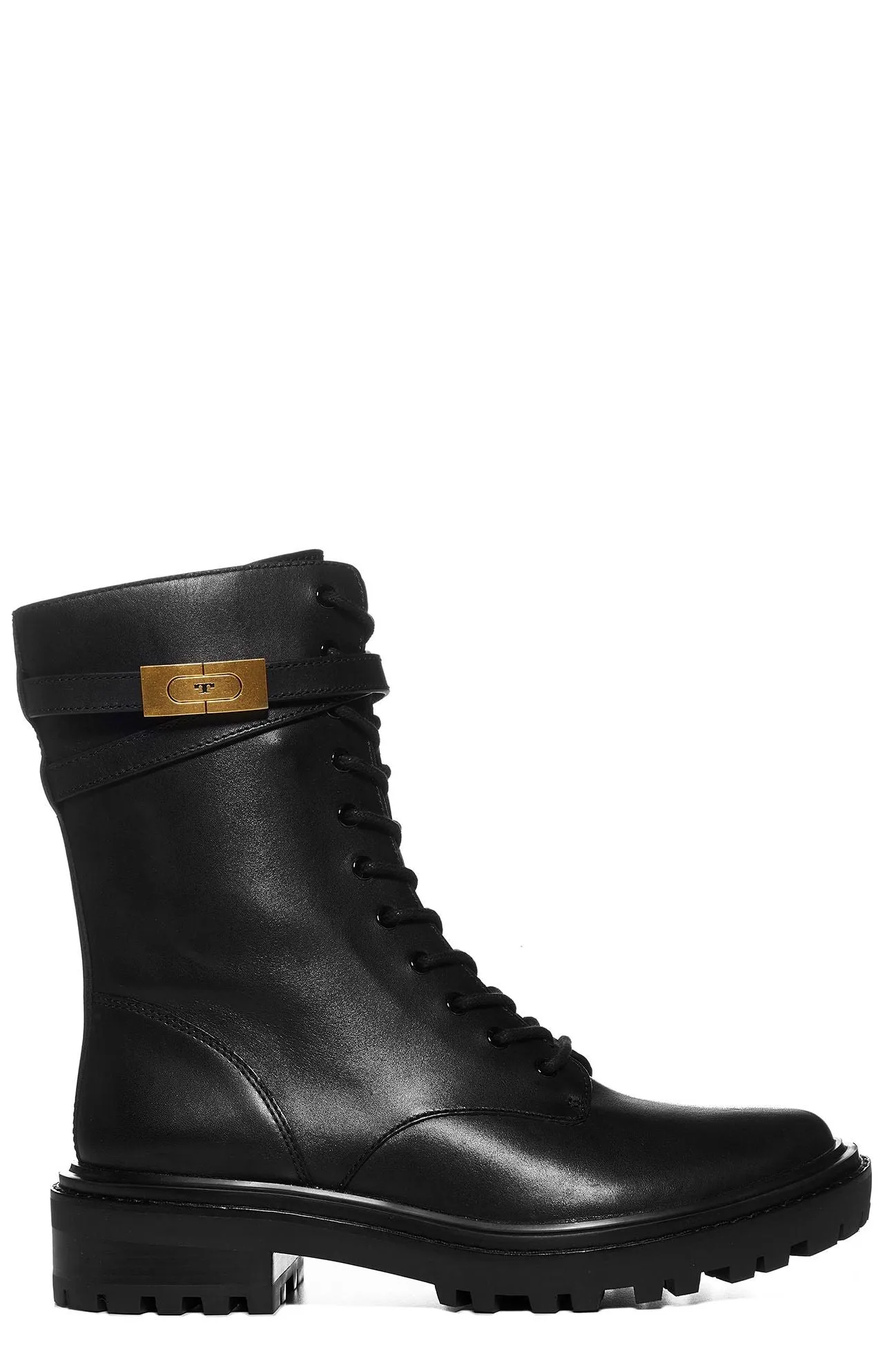 Tory Burch T Hardware Lace-Up Boots